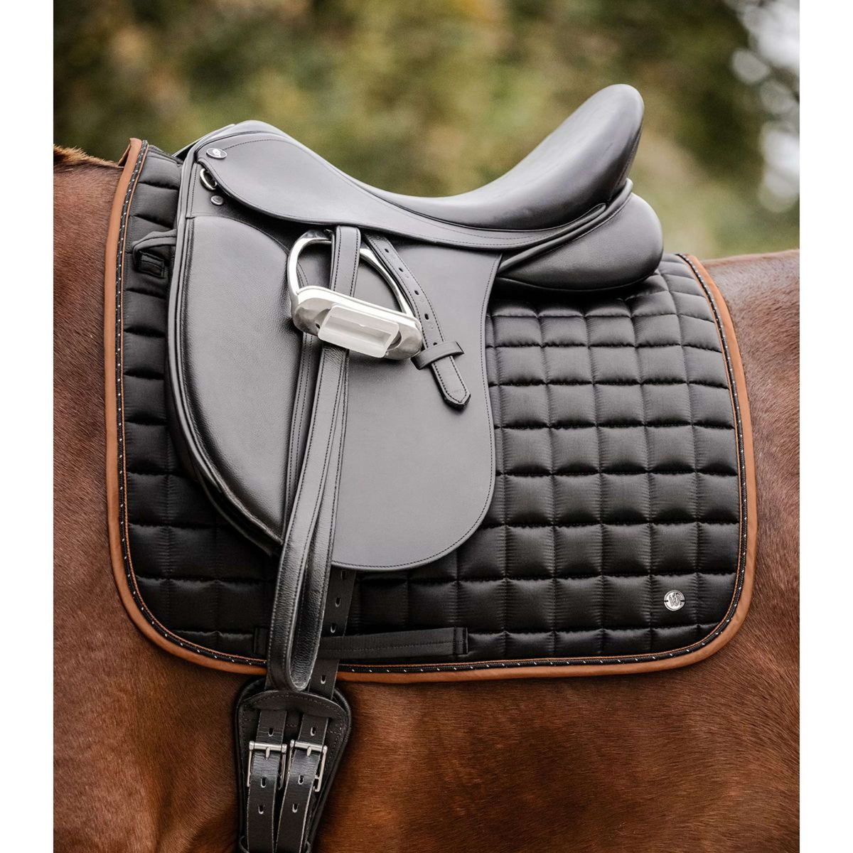 Waldhausen Tapis de Selle Palermo Dressage Noir