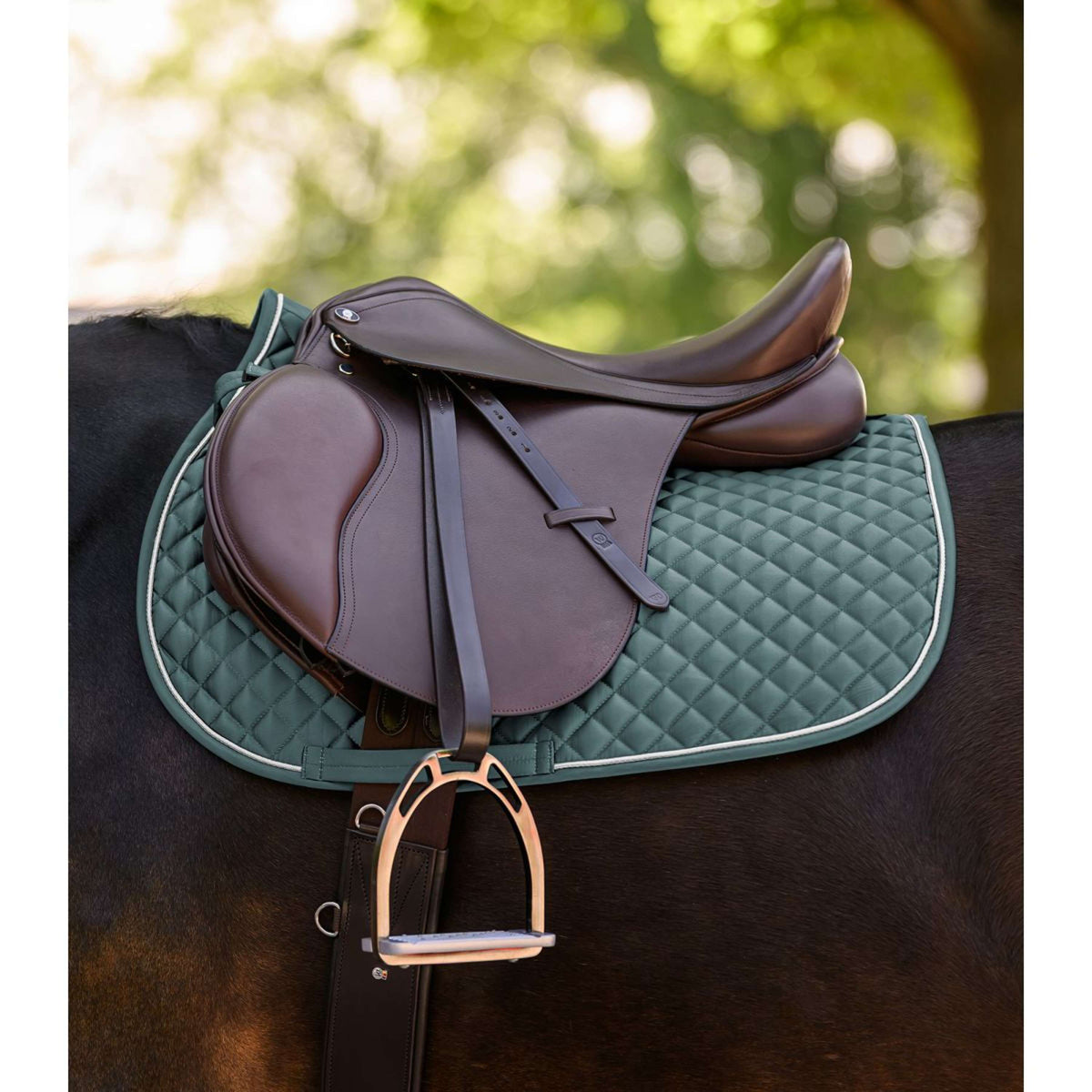 Waldhausen Tapis de Selle Felix Glam Polyvalent Pine Green