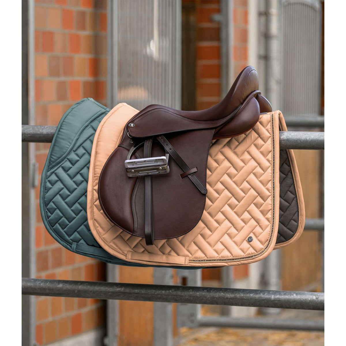 Waldhausen Tapis de Selle Turin Dressage Pine Green