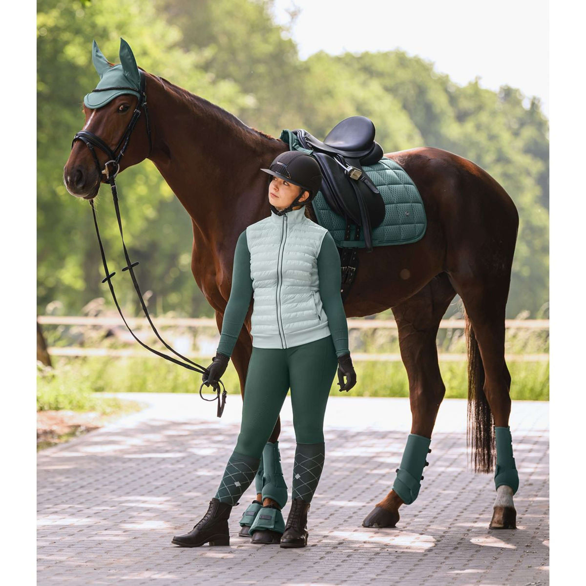 Waldhausen Tapis de Selle Breath Performance Dressage Pine Green