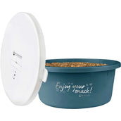 Waldhausen Récipient pour Muesli Enjoy your Snack avec Couvercle Petrol Blue