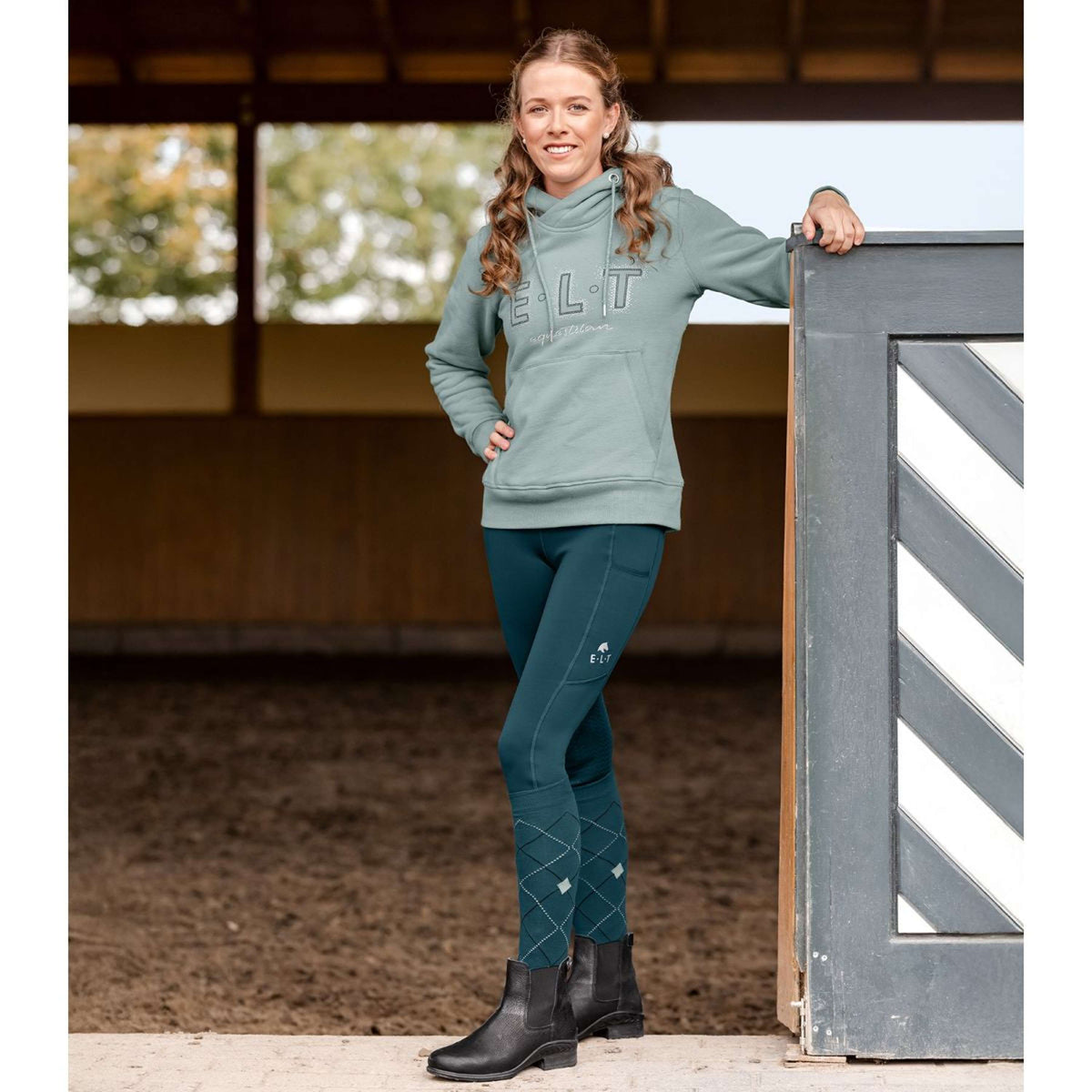 ELT Legging d'Équitation Ella Petrol Blue