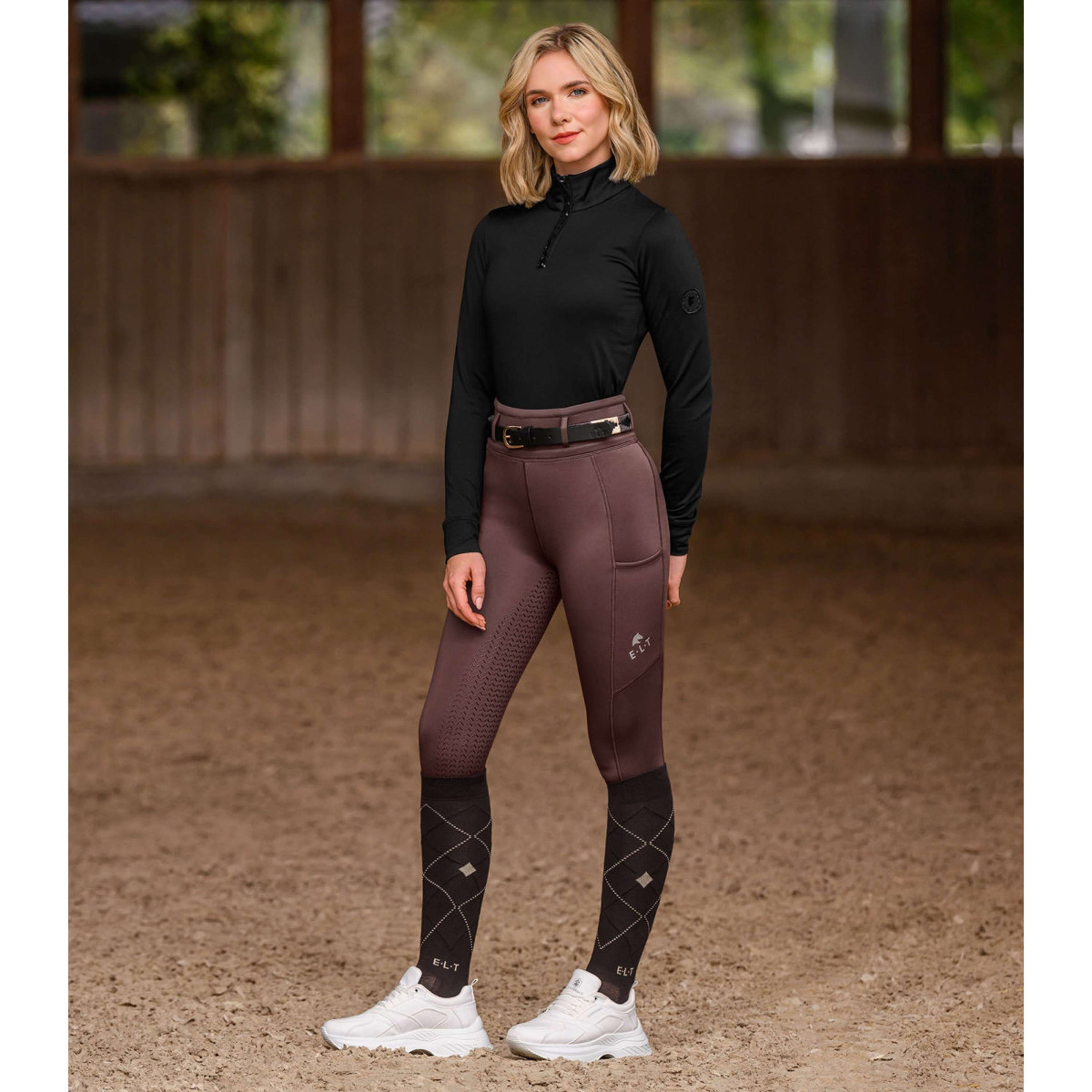 ELT Legging d'Équitation Ella Mahogany
