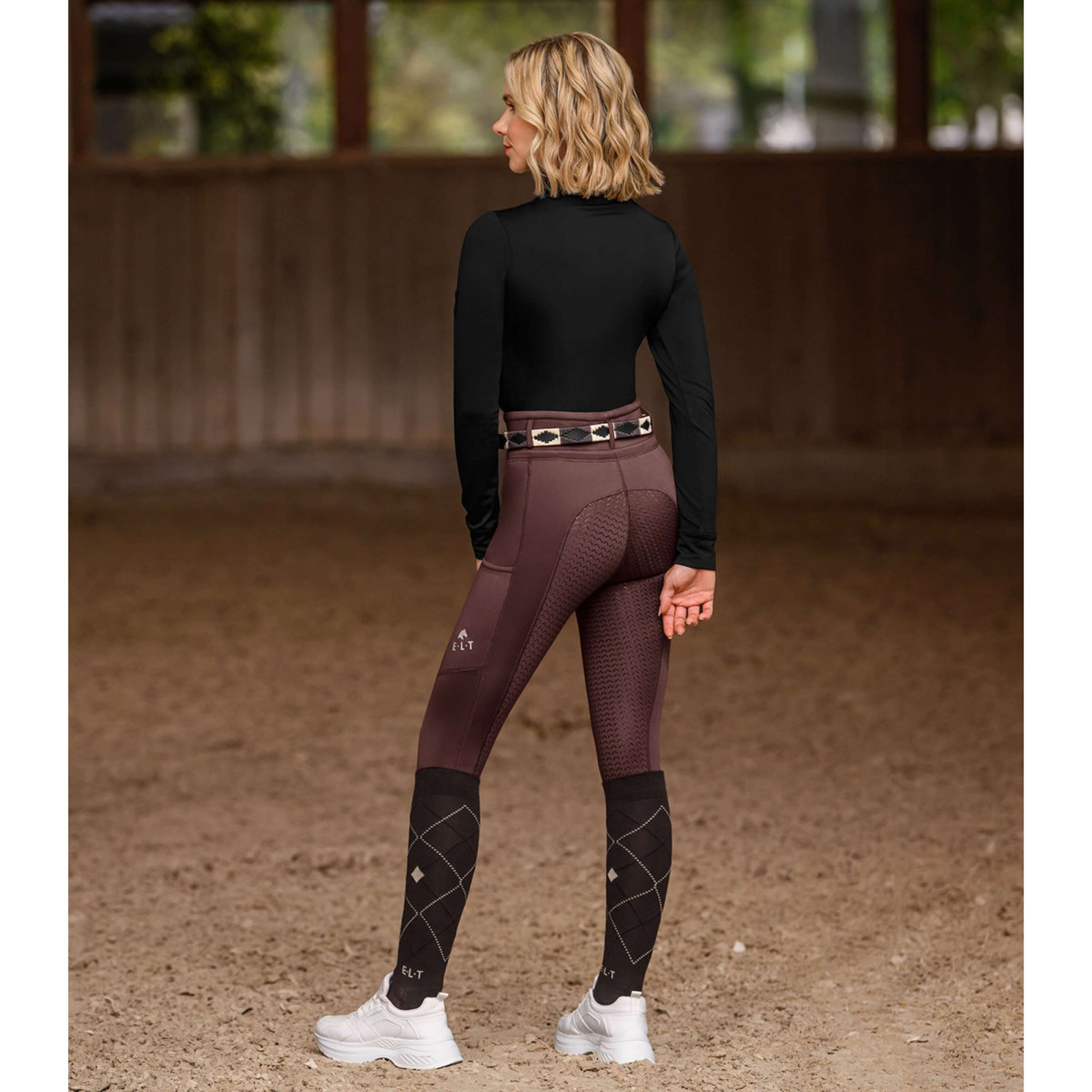 ELT Legging d'Équitation Ella Mahogany