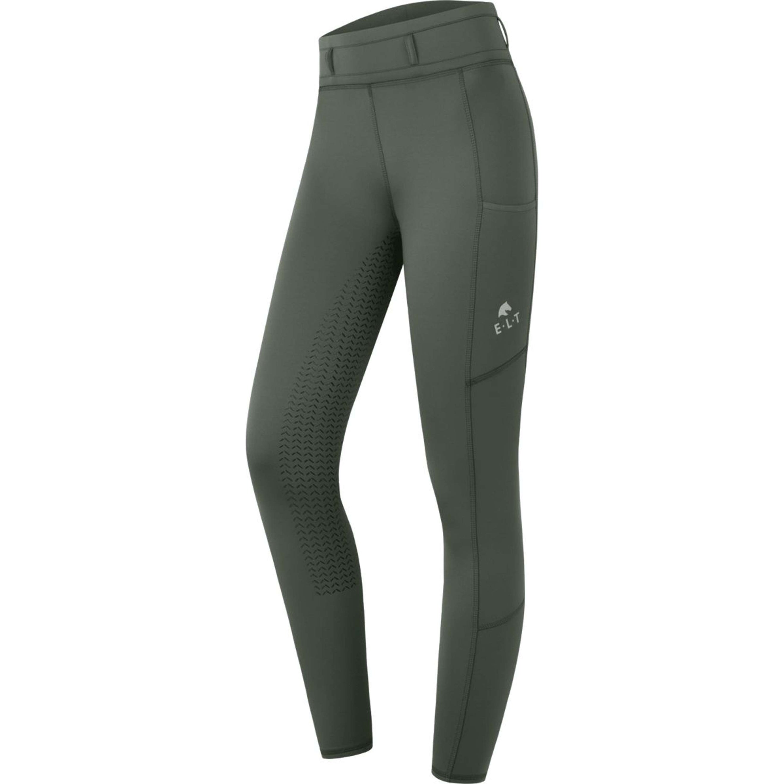 ELT Leggings d'équitation Thermo Ella Olive foncé