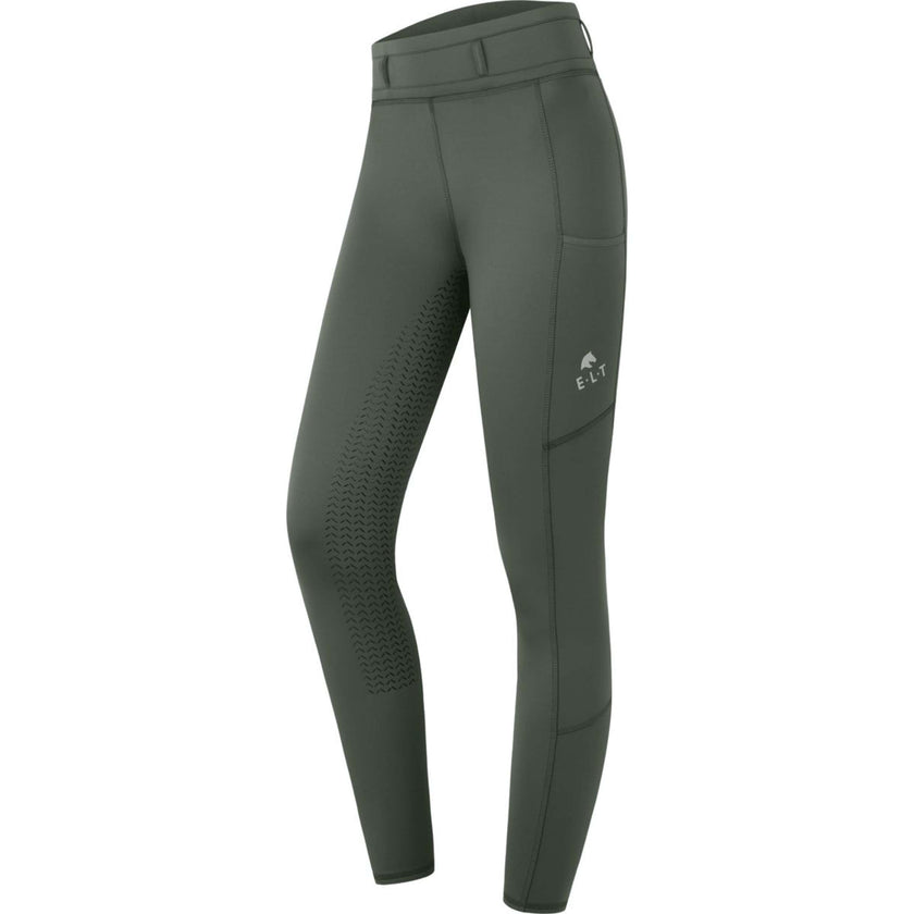 ELT Leggings d'équitation Thermo Ella Olive foncé