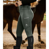 ELT Leggings d'équitation Thermo Ella Olive foncé