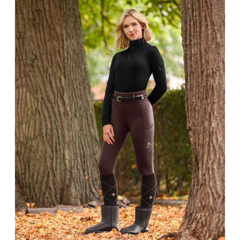 ELT Leggings d'équitation Thermo Ella Mahogany
