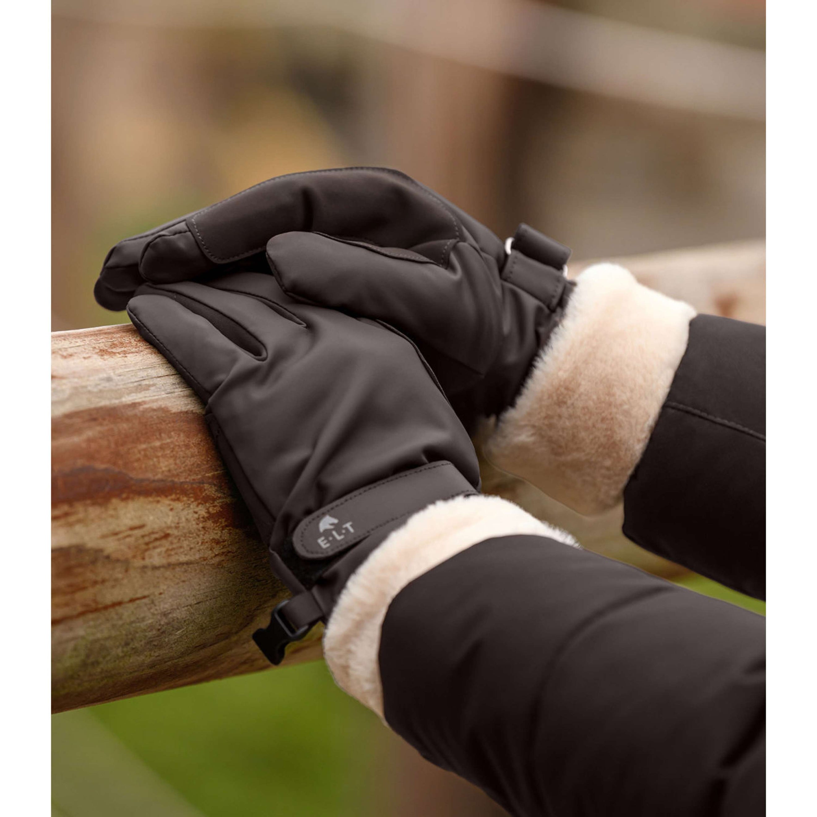 ELT Gants d'Équitation St. Moritz Espresso ELT Gants d'Équitation St. Moritz Espresso