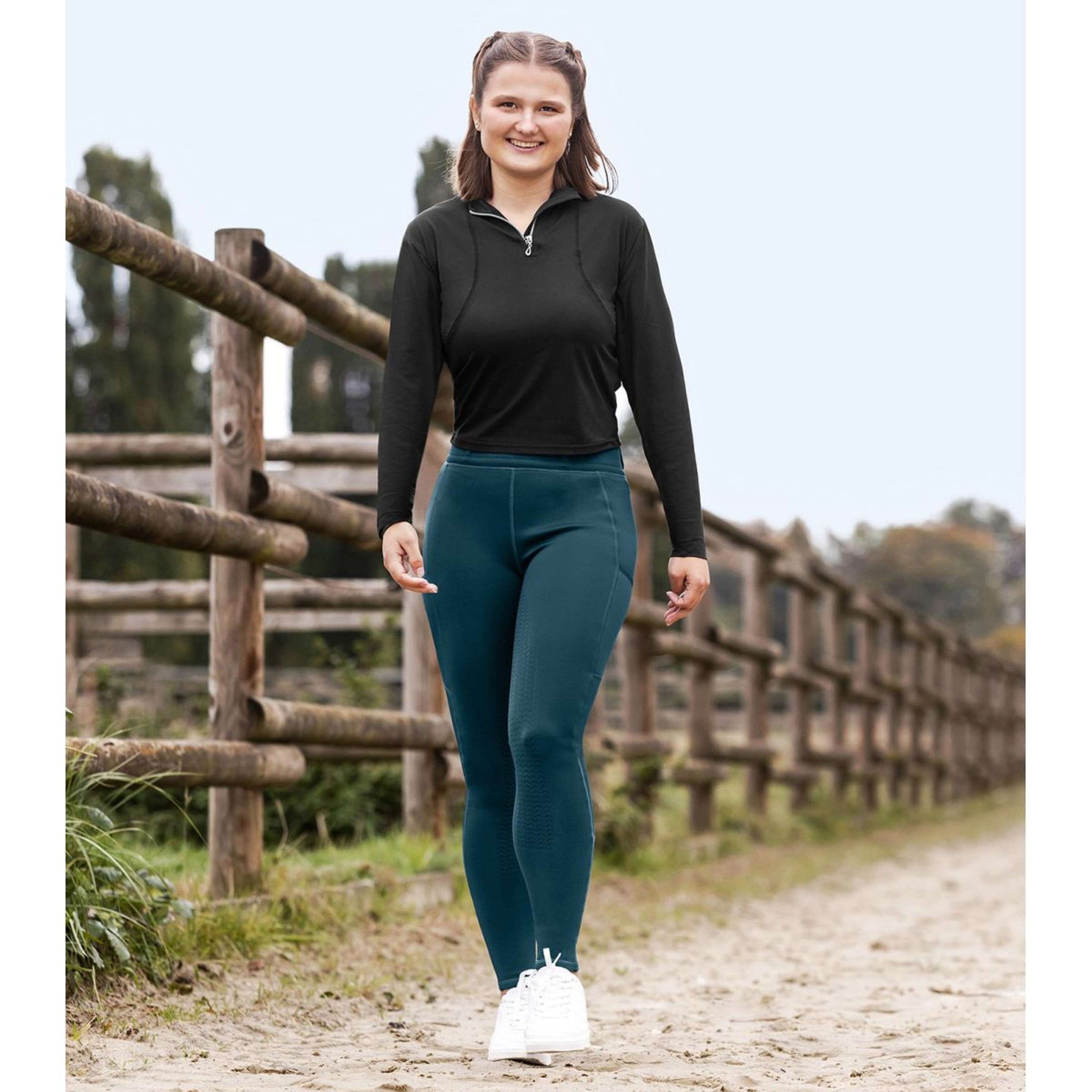 ELT Legging d'Équitation Ella Glam Petrol Blue ELT Legging d'Équitation Ella Glam Petrol Blue