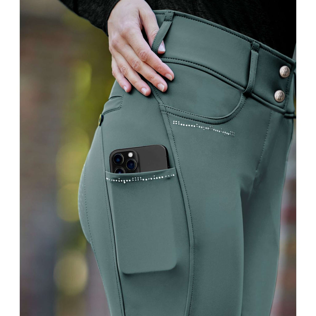 ELT Pantalon d'Équitation Mathilda Glam Highwaist Pine Green