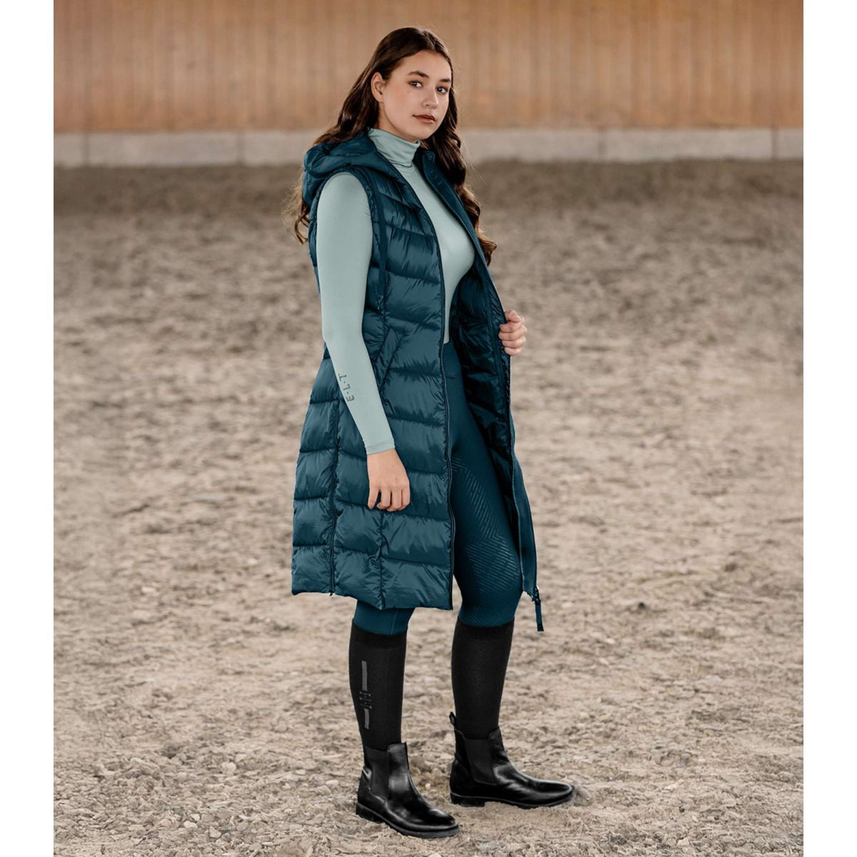 ELT Bodychauffant Ostende Long Petrol Blue