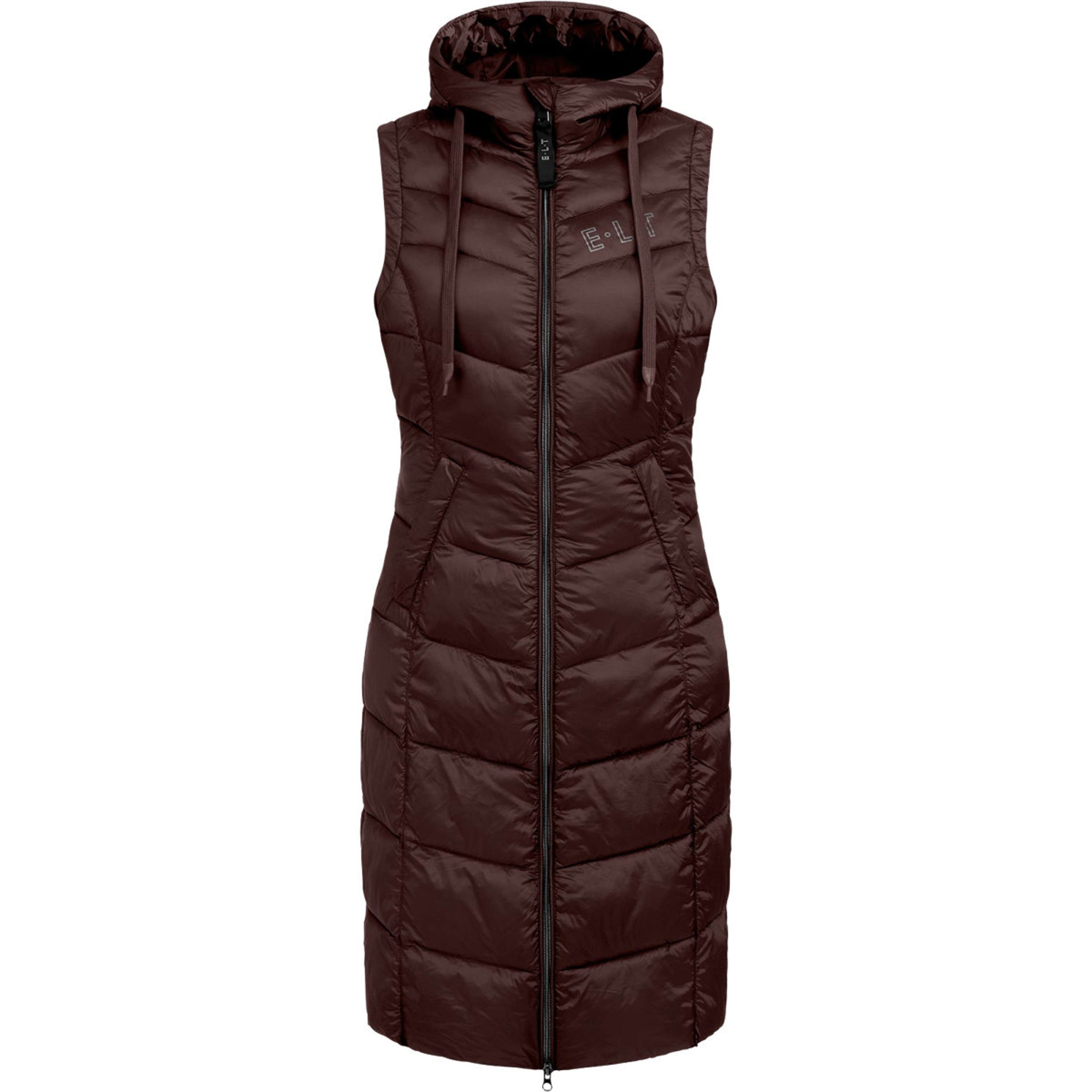 ELT Gilet Sans Manches Long Ostende Mahogany