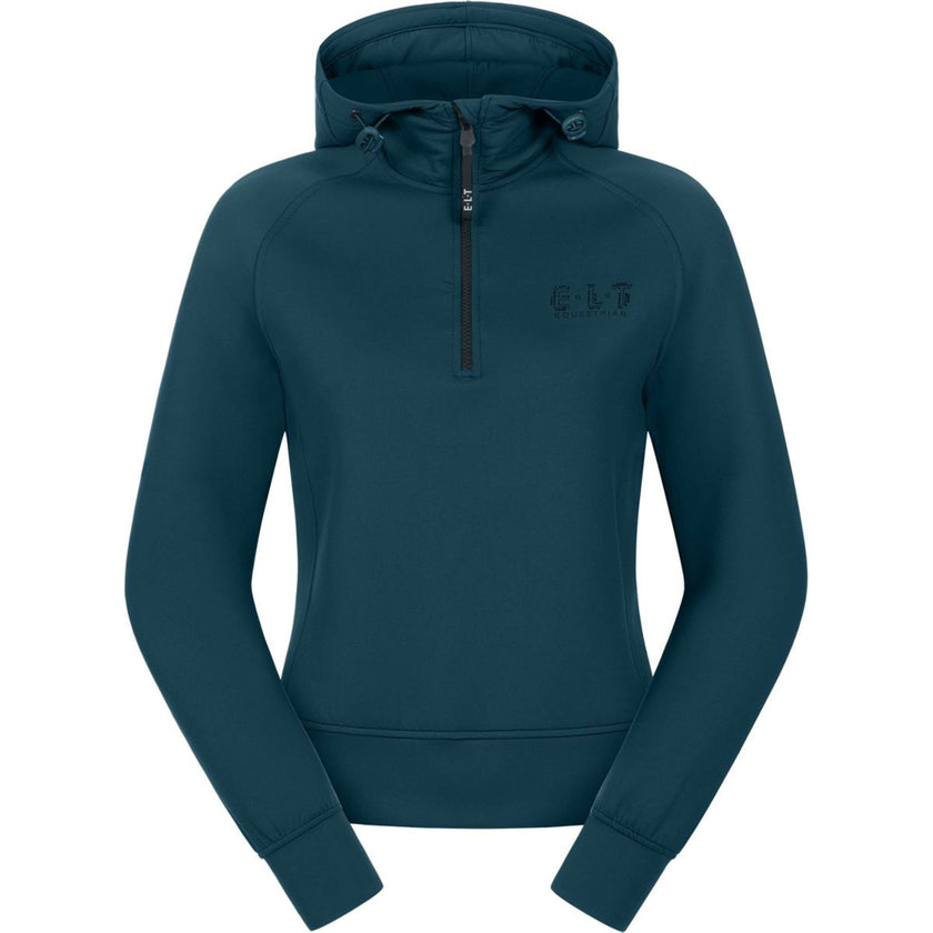 ELT Pull col Hoodie Regensburg Petrol Blue