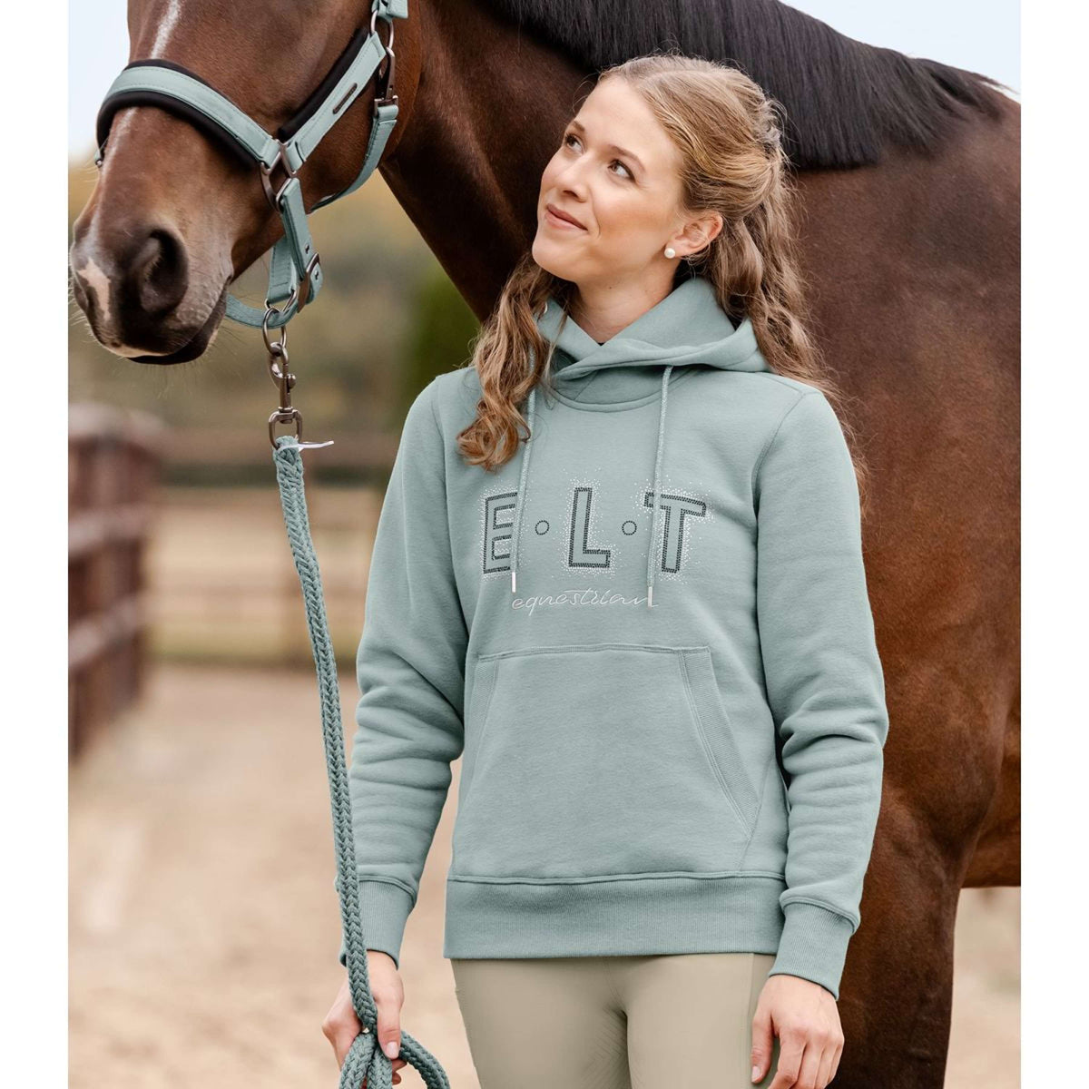 ELT Pull col Hoodie Rio Silverblue