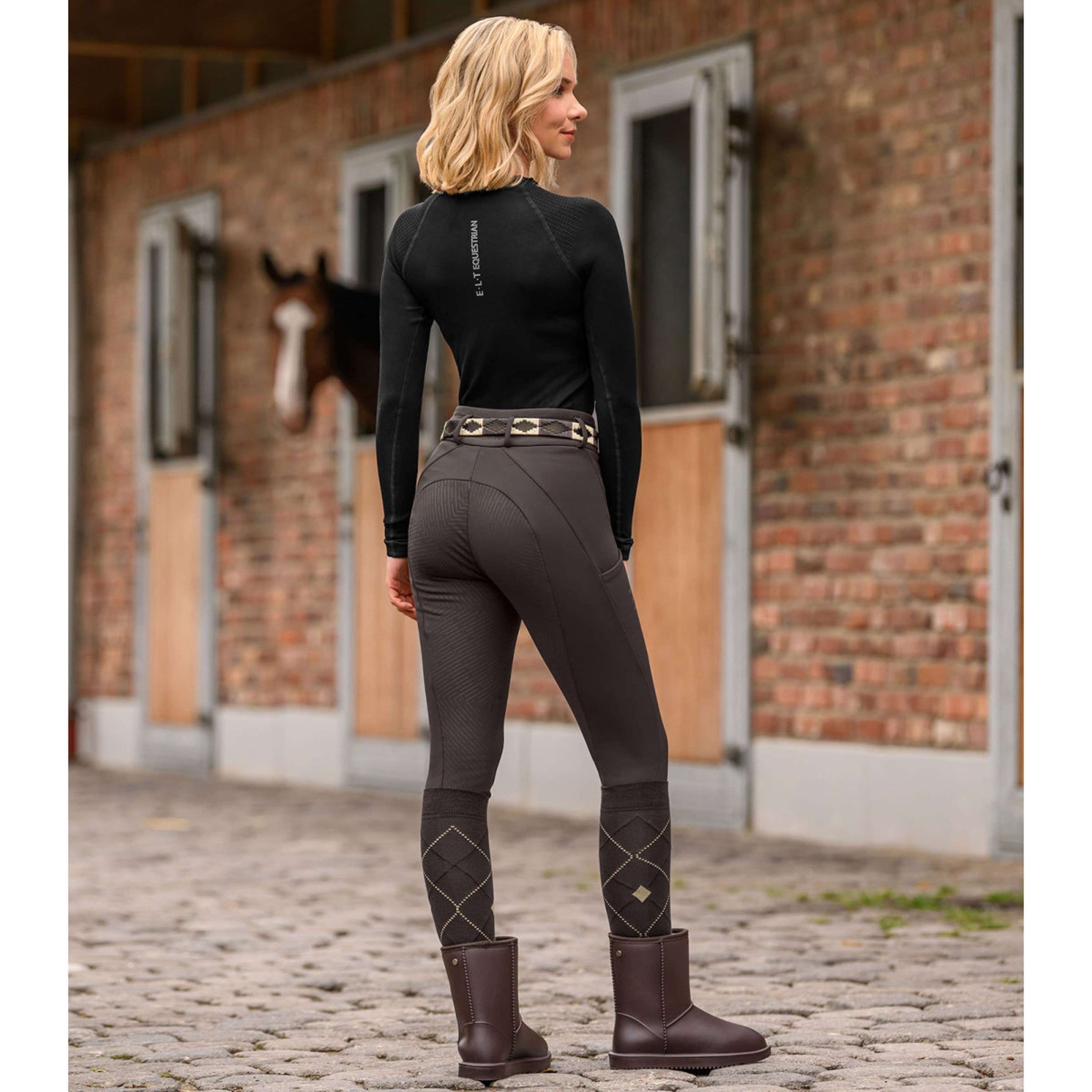 ELT Leggings d'équitation Thermo Rena Espresso ELT Leggings d'équitation Thermo Rena Espresso