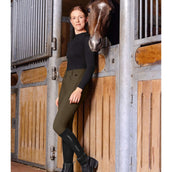 ELT Pantalon d'Équitation Comfort Ride Glam Vert/Marron