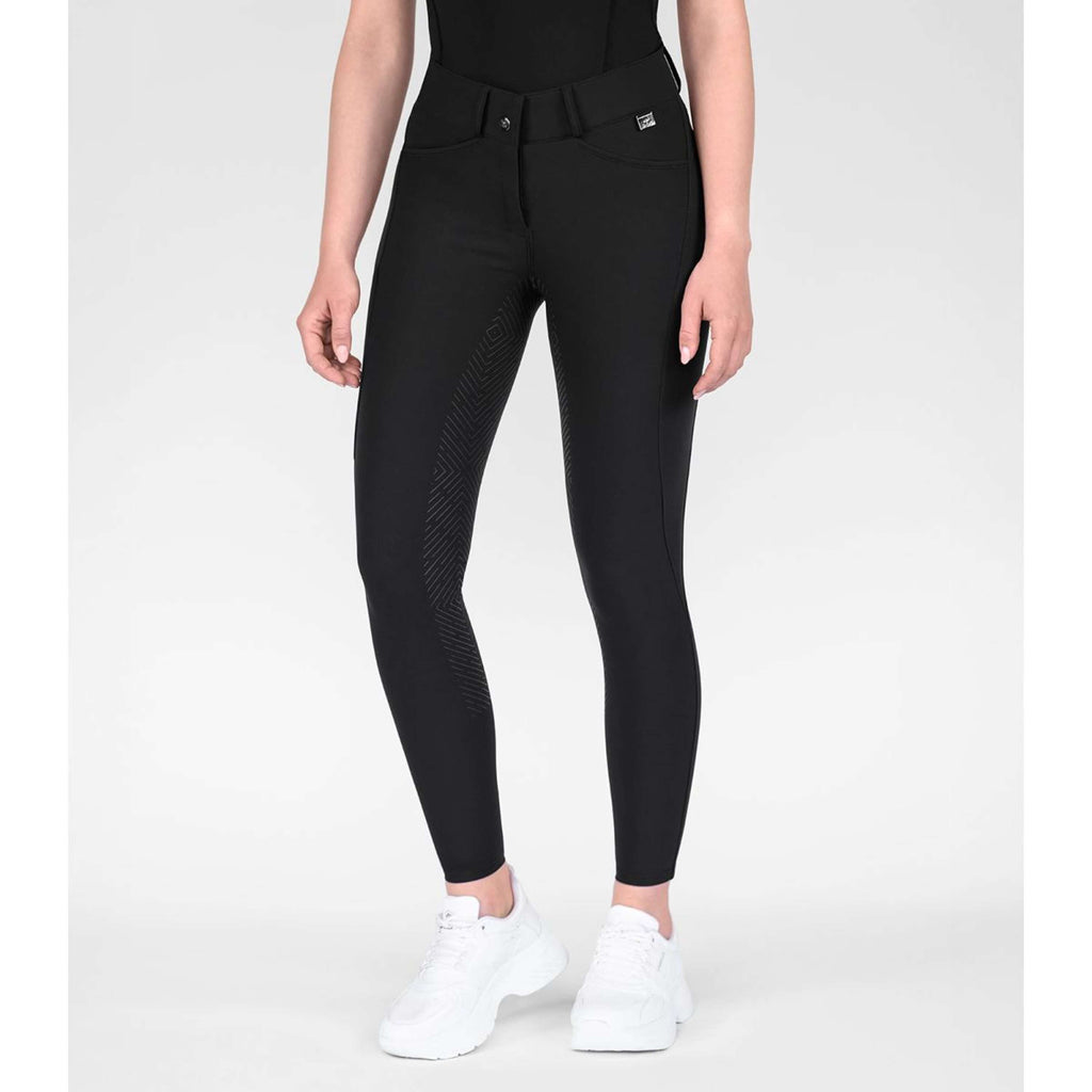 ELT Pantalon d'Équitation Comfort Ride silicone Noir