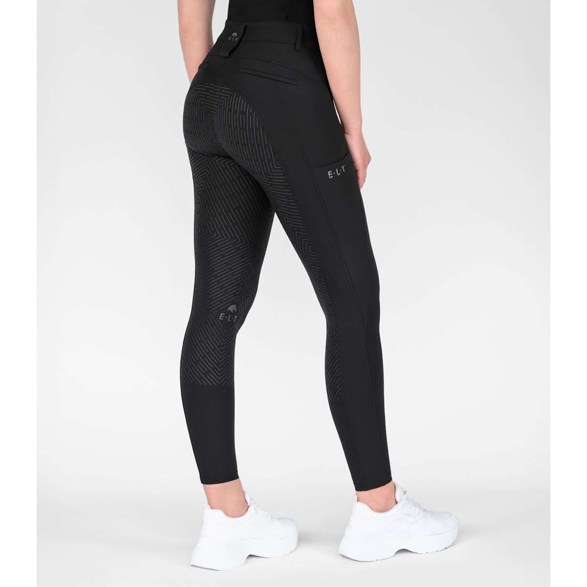 ELT Pantalon d'Équitation Comfort Ride silicone Noir