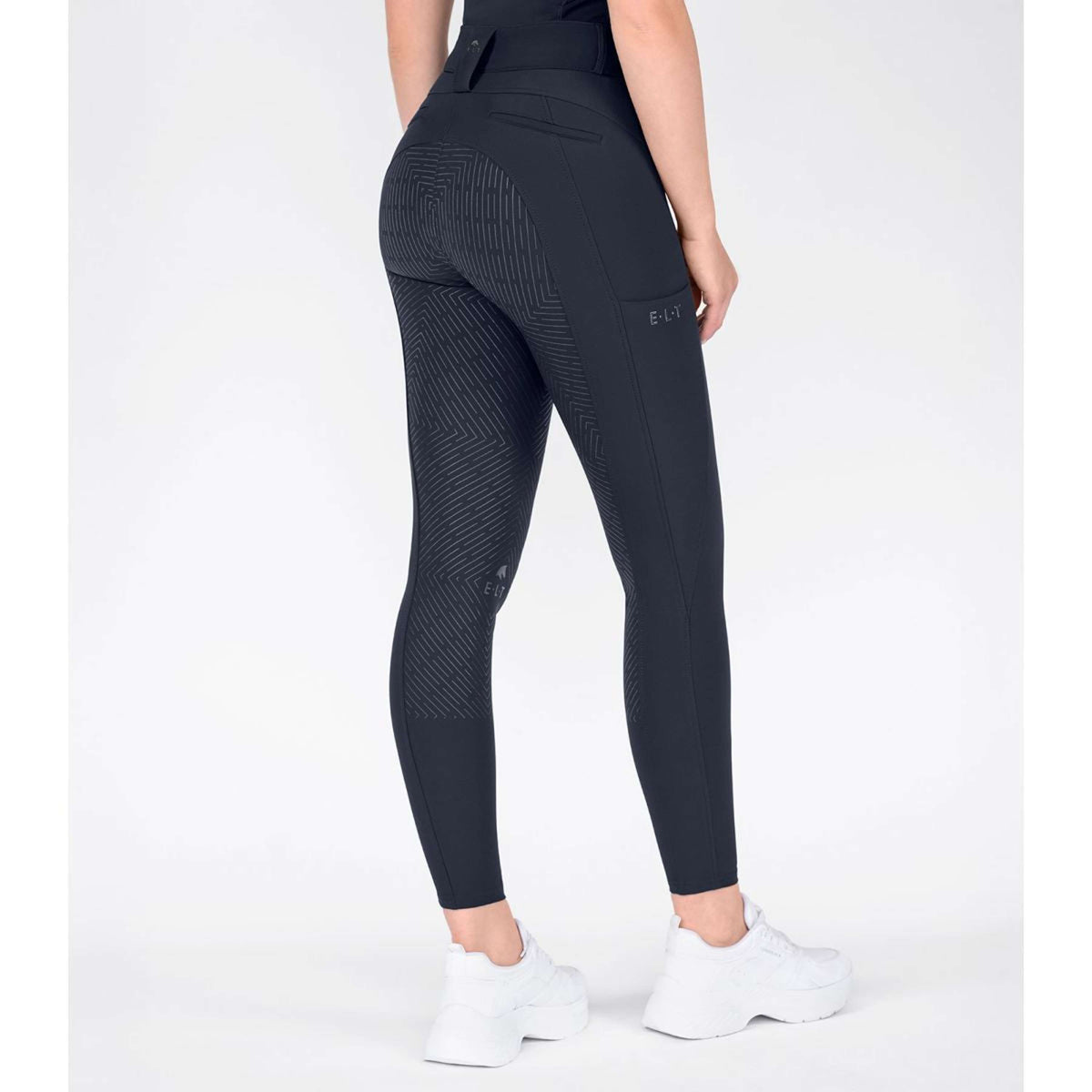 ELT Pantalon d'Équitation Comfort Ride silicone Bleu profond