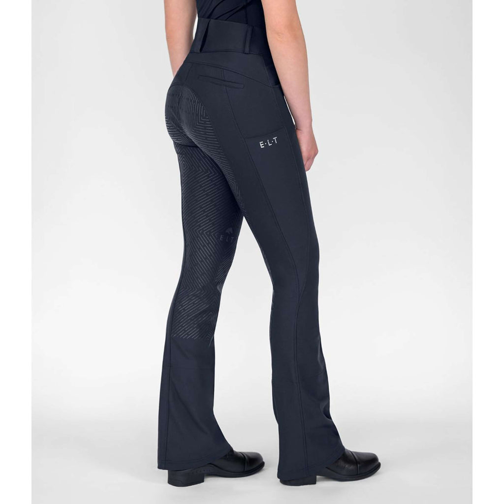 ELT Culotte d'Équitation Jodhpur Comfort Ride silicone Bleu profond