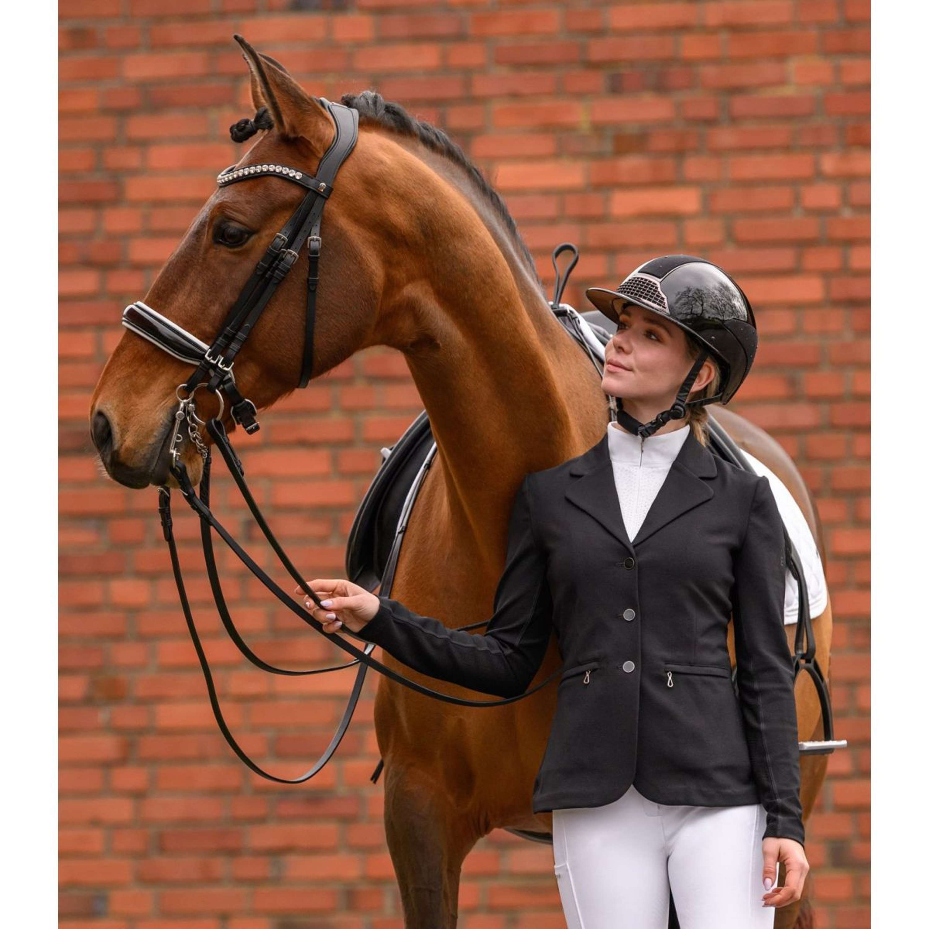 ELT Veste de Concours Light Mesh Adolescents Noir
