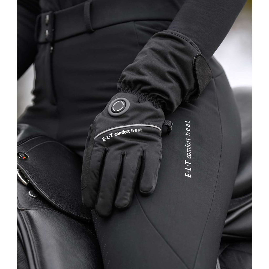 ELT Gants d'Équitation Heated Comfort Noir