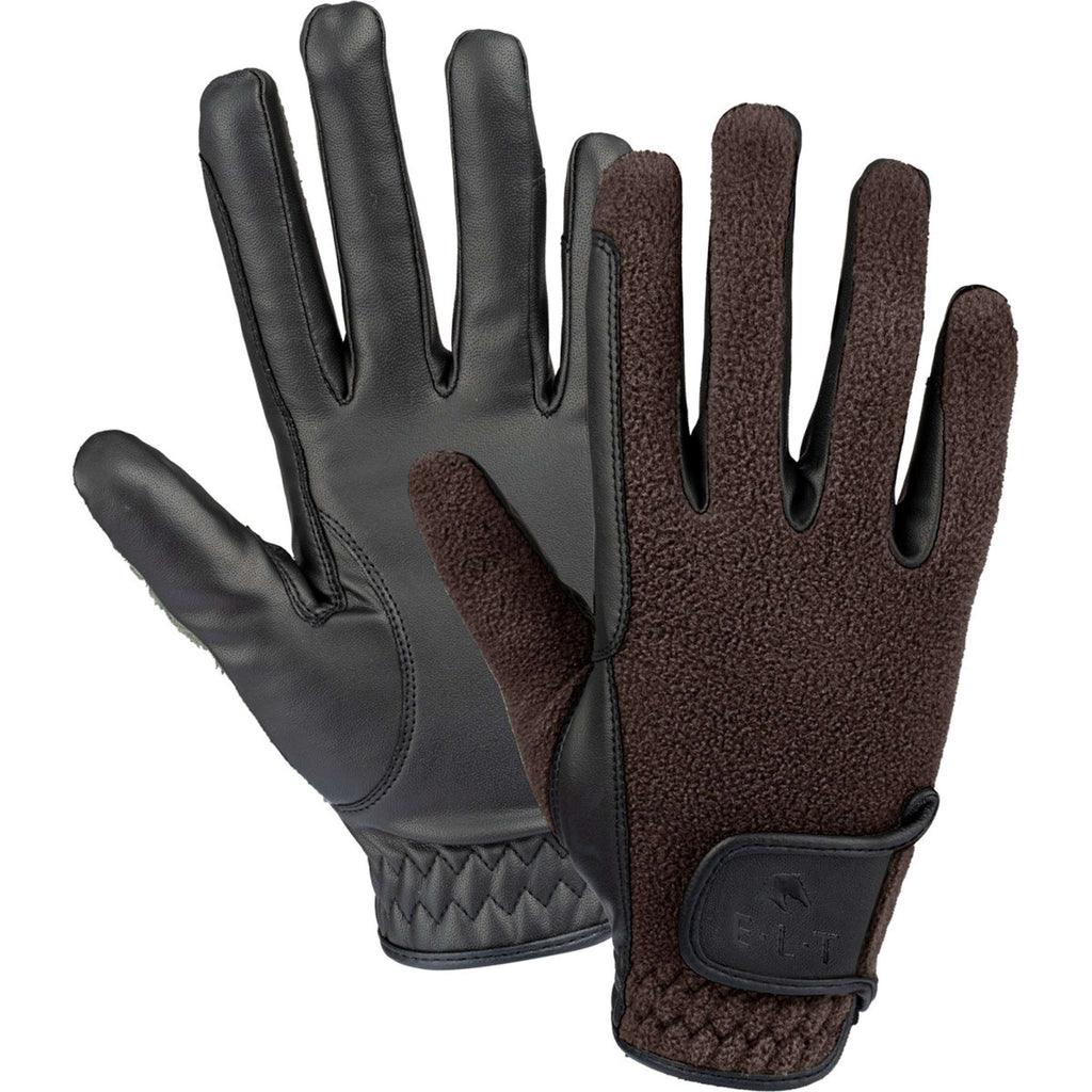 ELT Gants d'Équitation Winter Fleece Espresso
