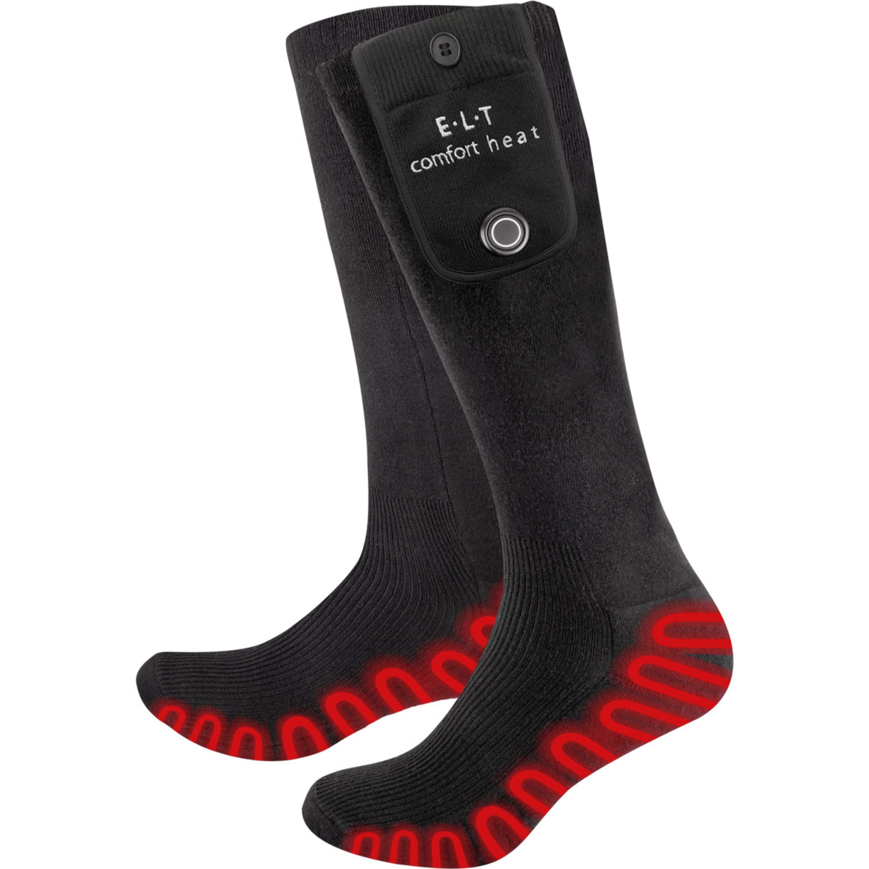 ELT Chaussettes Chauffantes Comfort Heat Noir