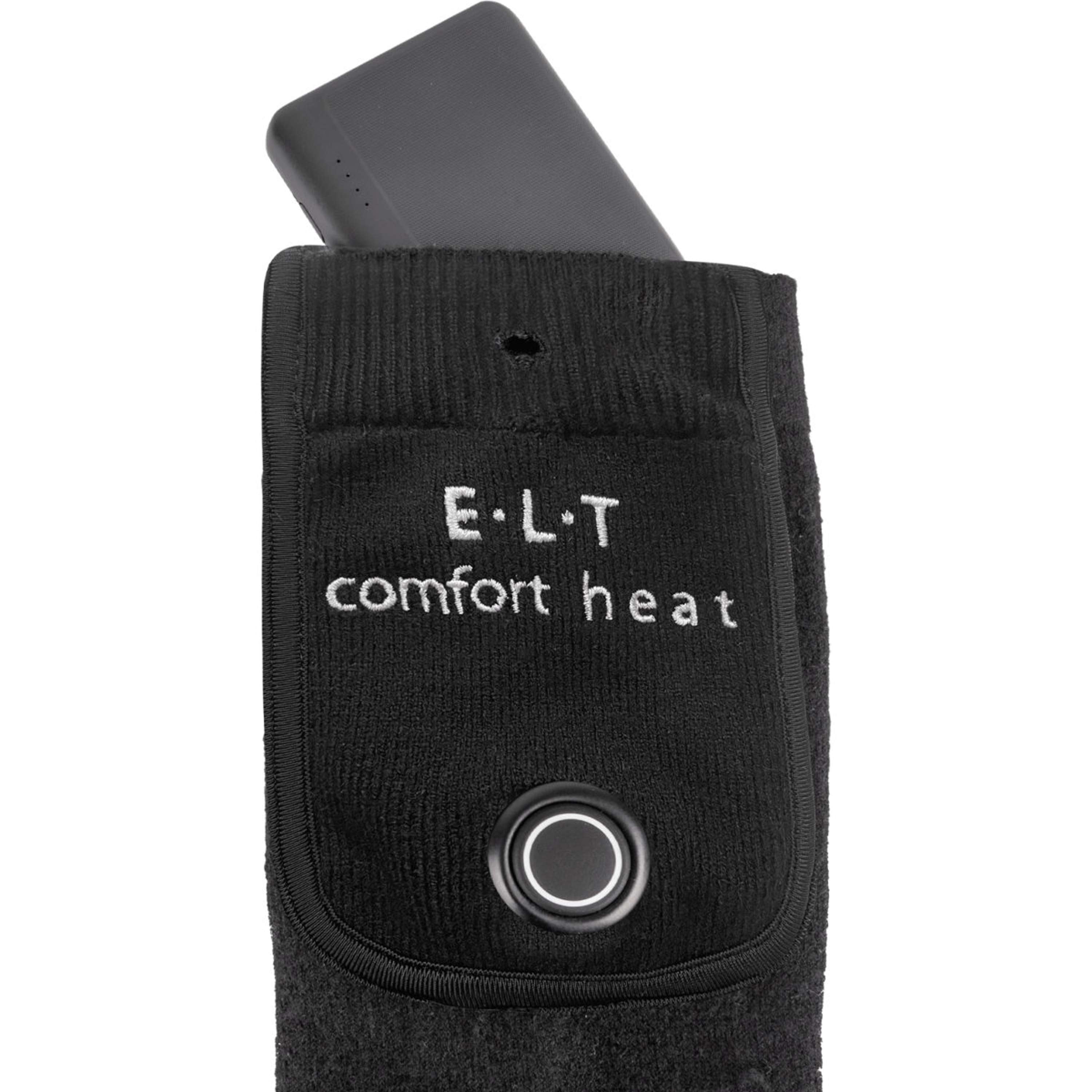 ELT Chaussettes Chauffantes Comfort Heat Noir