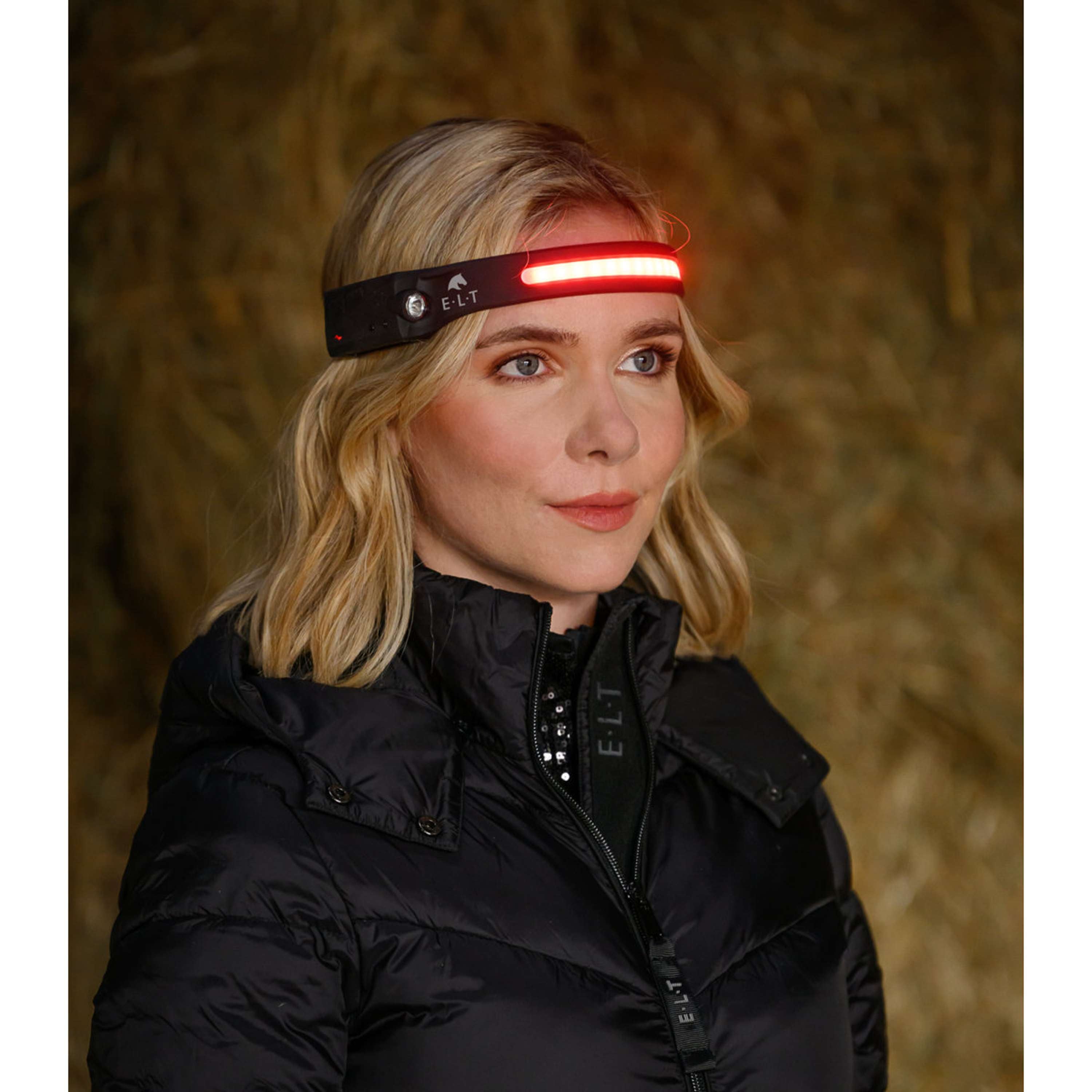 ELT Lampe Frontale LED Capteur Noir