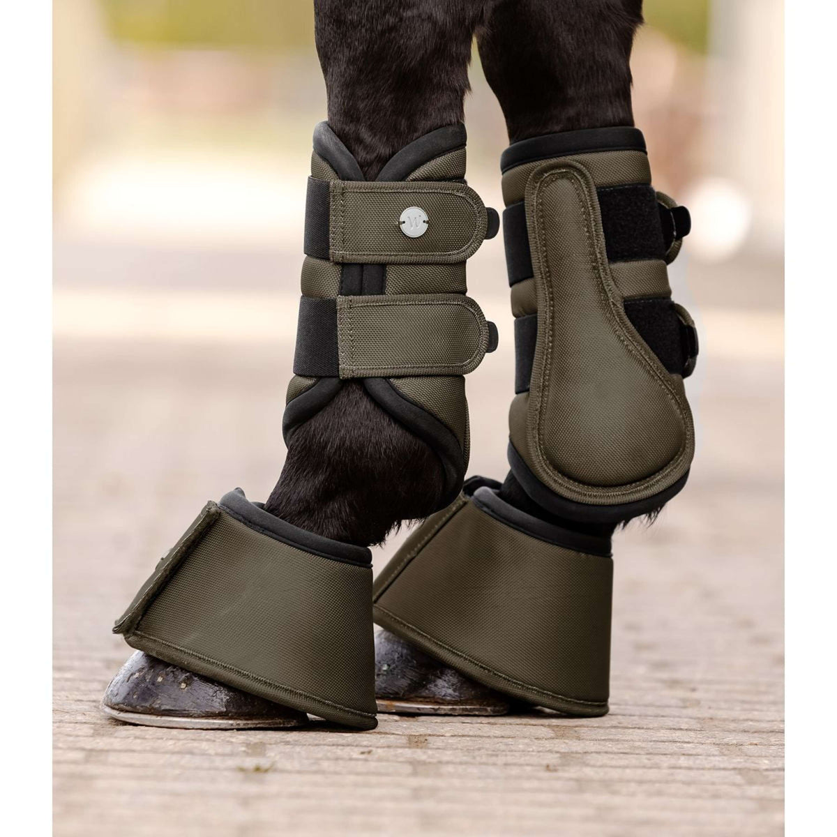 Waldhausen Guêtres Comfort Fit Vert/Marron