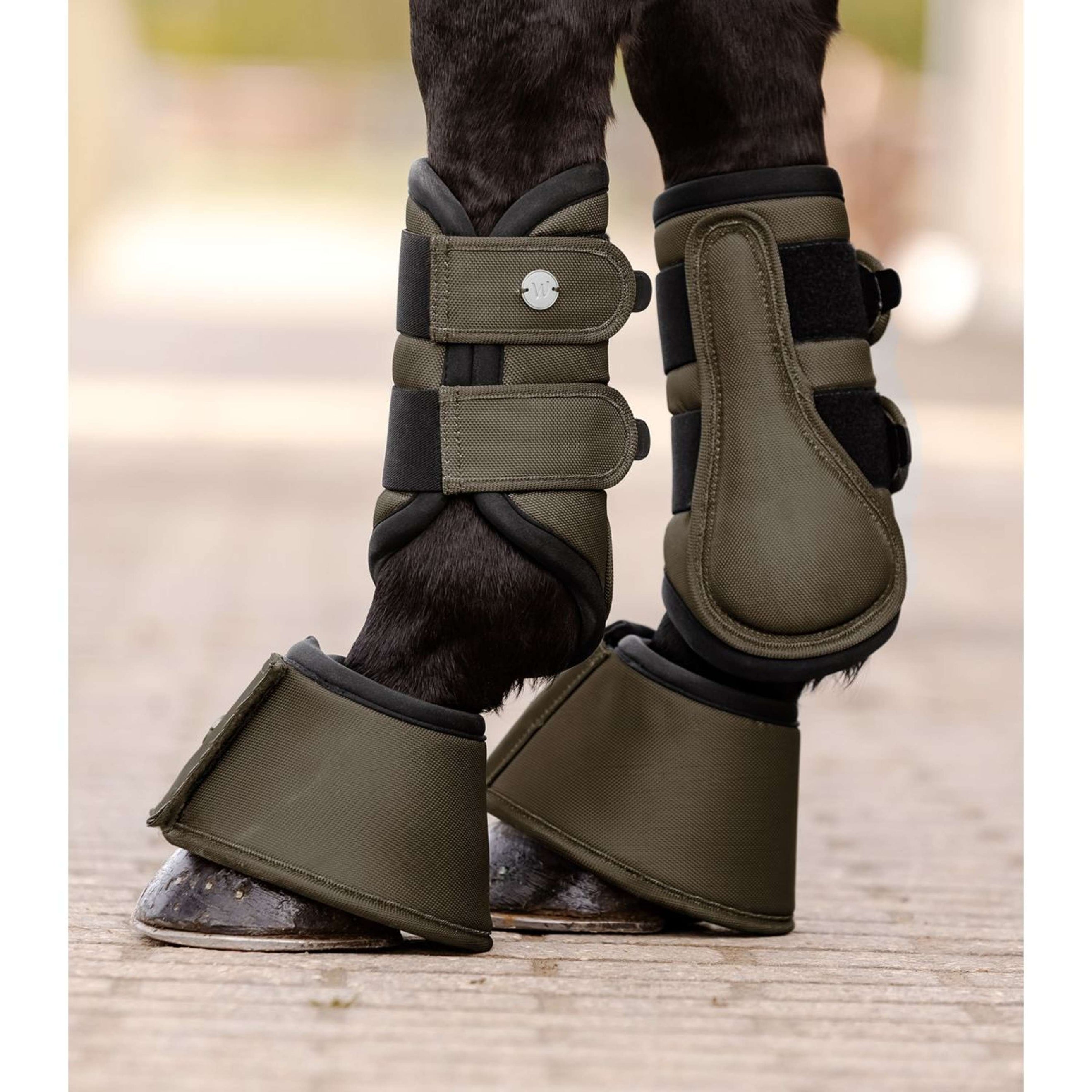 Waldhausen Guêtres Comfort Fit Vert/Marron