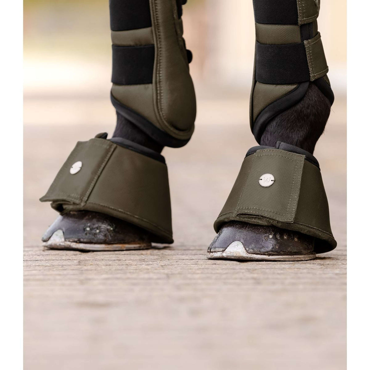 Waldhausen Cloches d'Obstacles Comfort Fit Vert/Marron