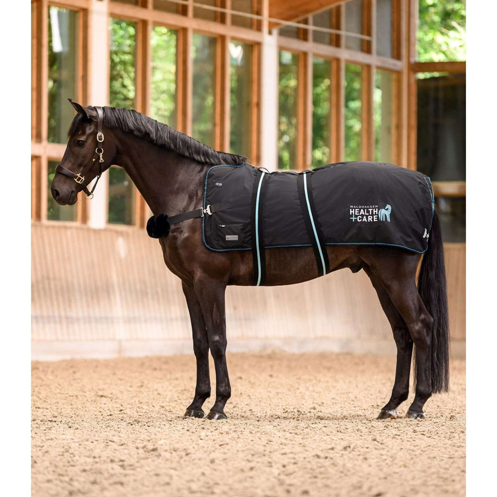 Waldhausen Couverture chauffante et de massage TecSupreme Noir