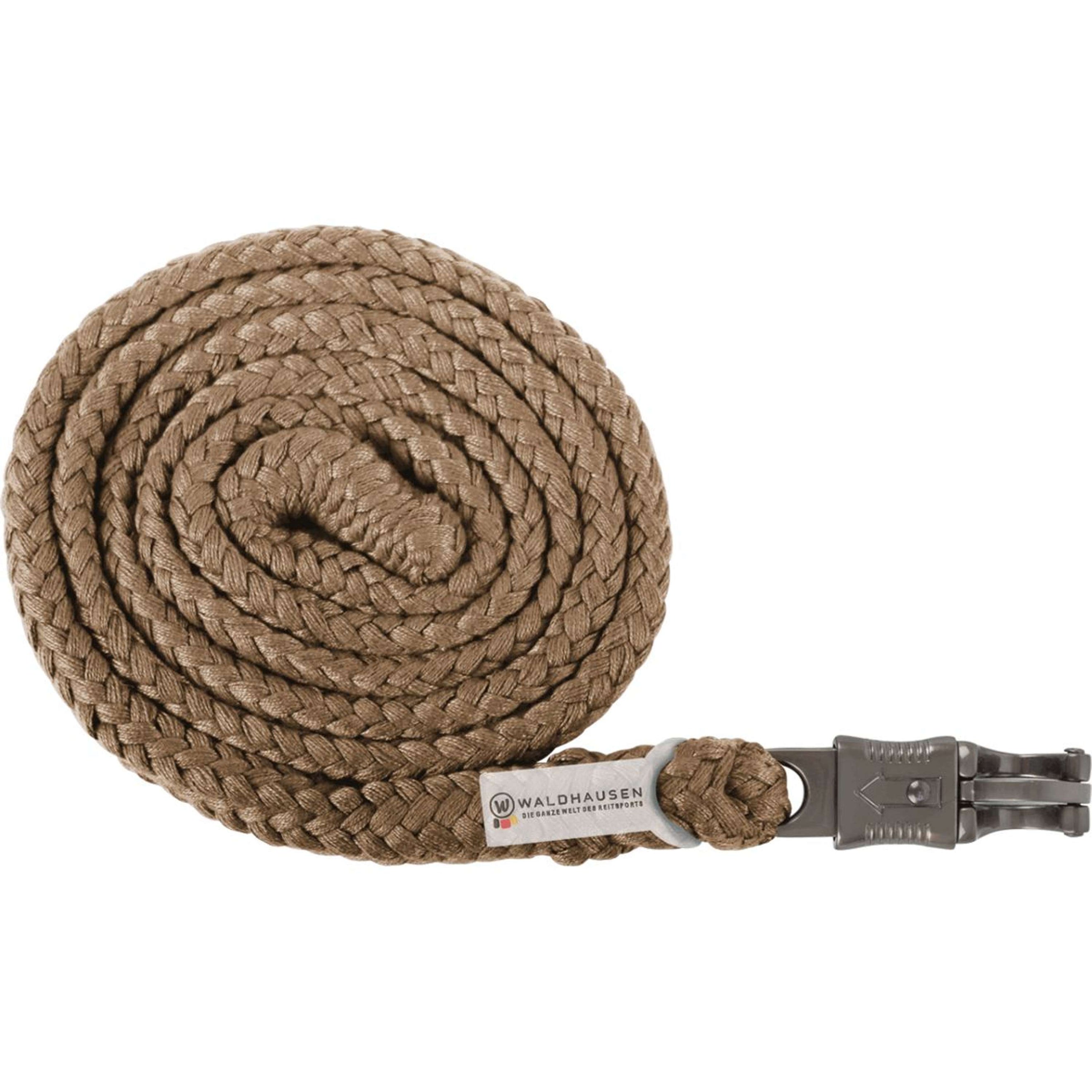 Waldhausen Lead Rope Plus avec Crochet Panique Cappuccino