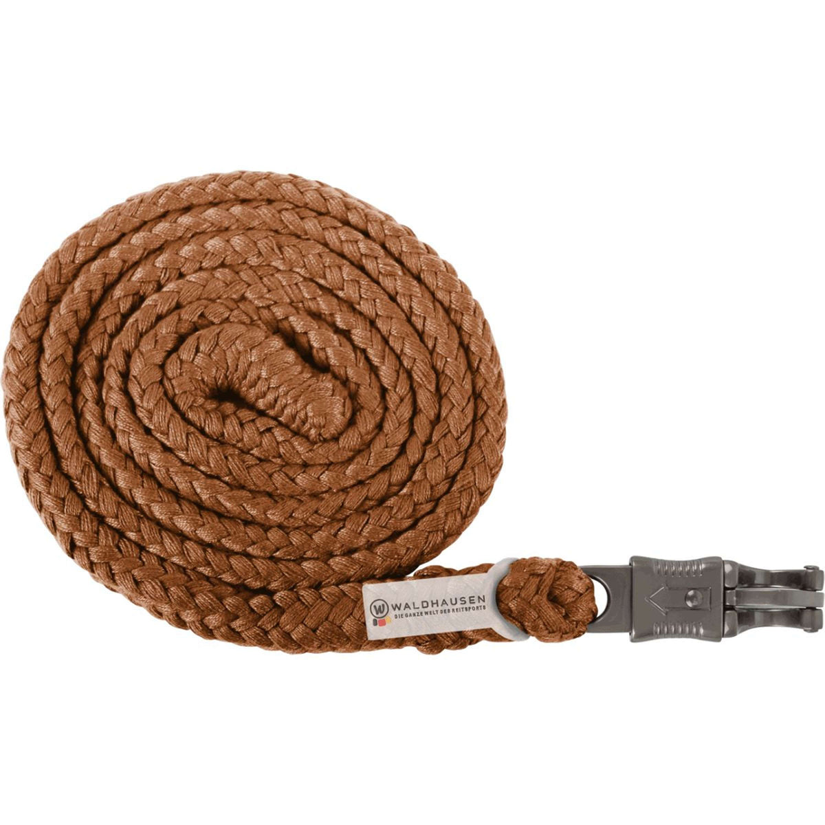 Waldhausen Lead Rope Plus avec Crochet Panique Cinnamon