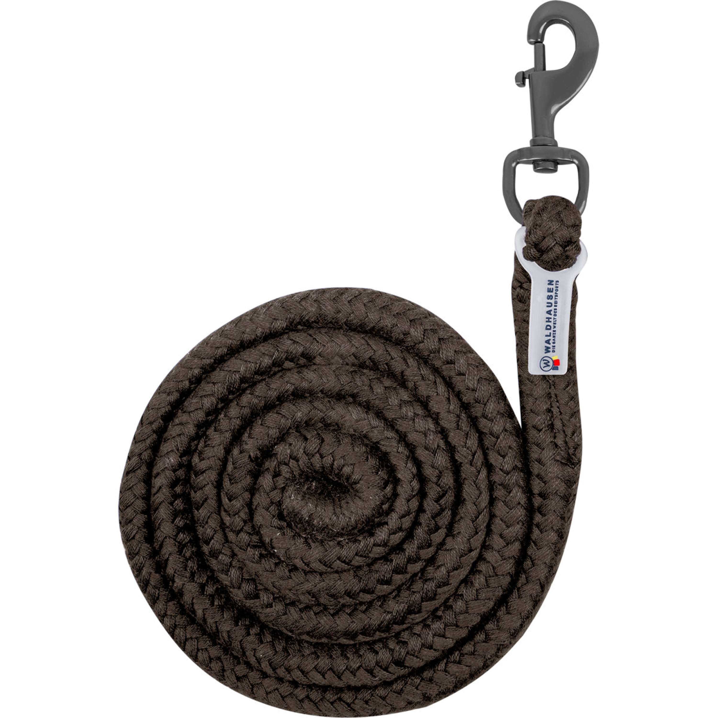 Waldhausen Corde pour Licol Plus avec Mousqueton Espresso
