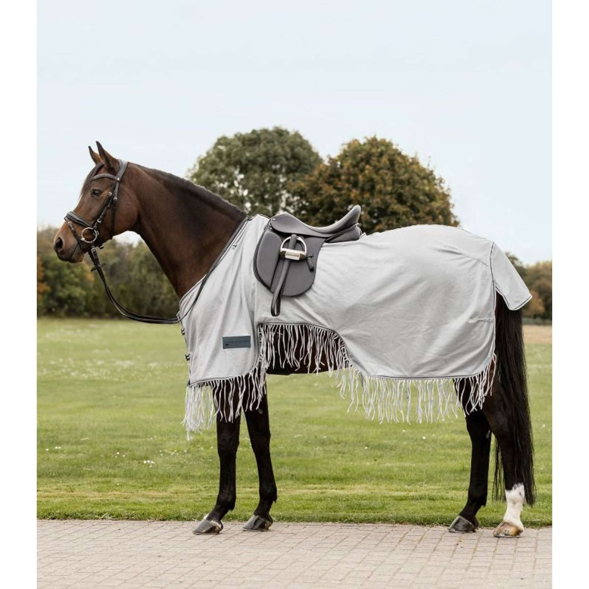 Waldhausen Couvre-reins Anti-Mouches Protect 2.0 Gris Argent