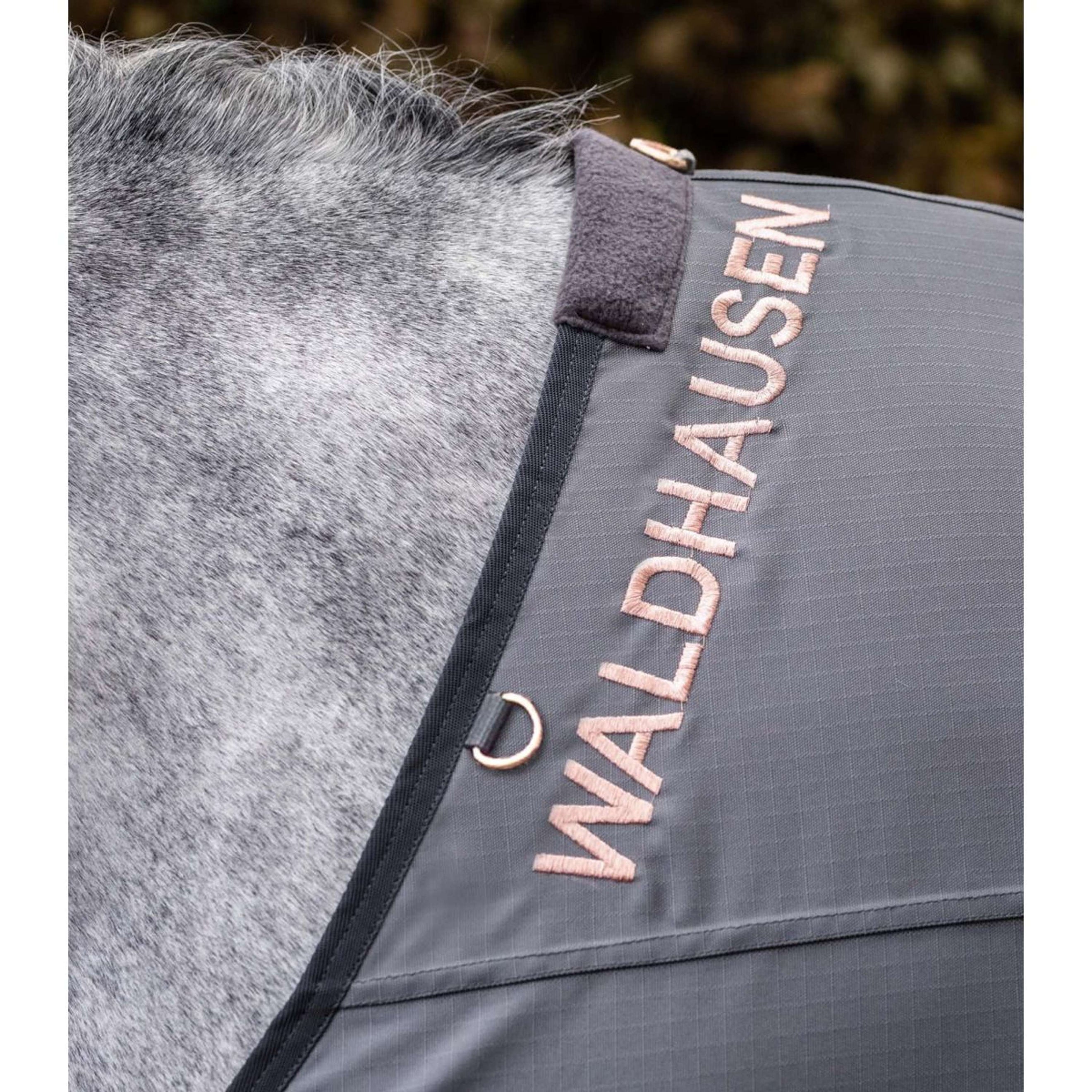 Waldhausen Couverture Anti-Mouches Comfort Dos Étanche Gris Waldhausen Couverture Anti-Mouches Comfort Dos Étanche Gris