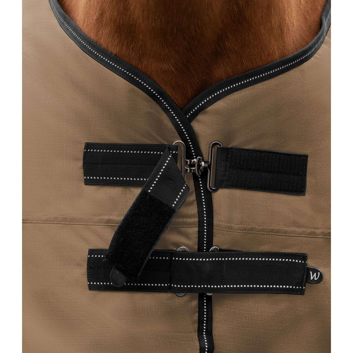 Waldhausen Couverture d'Extérieur Arctic 50g Cappuccino/Noir