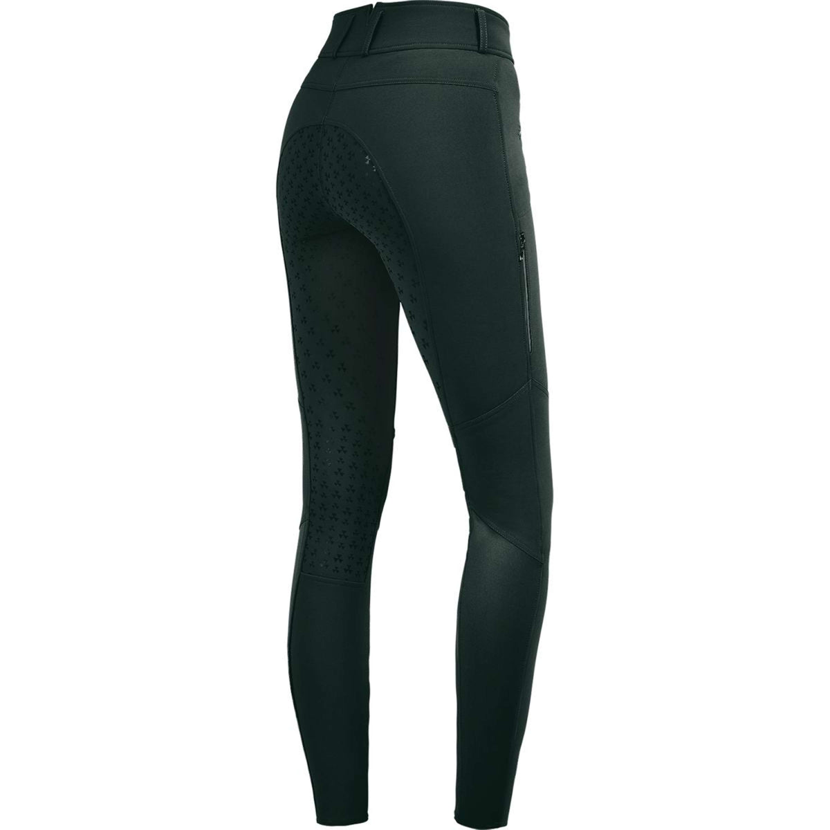 ELT Pantalon d'Équitation Hella Silicone Taille Haute Emeraude