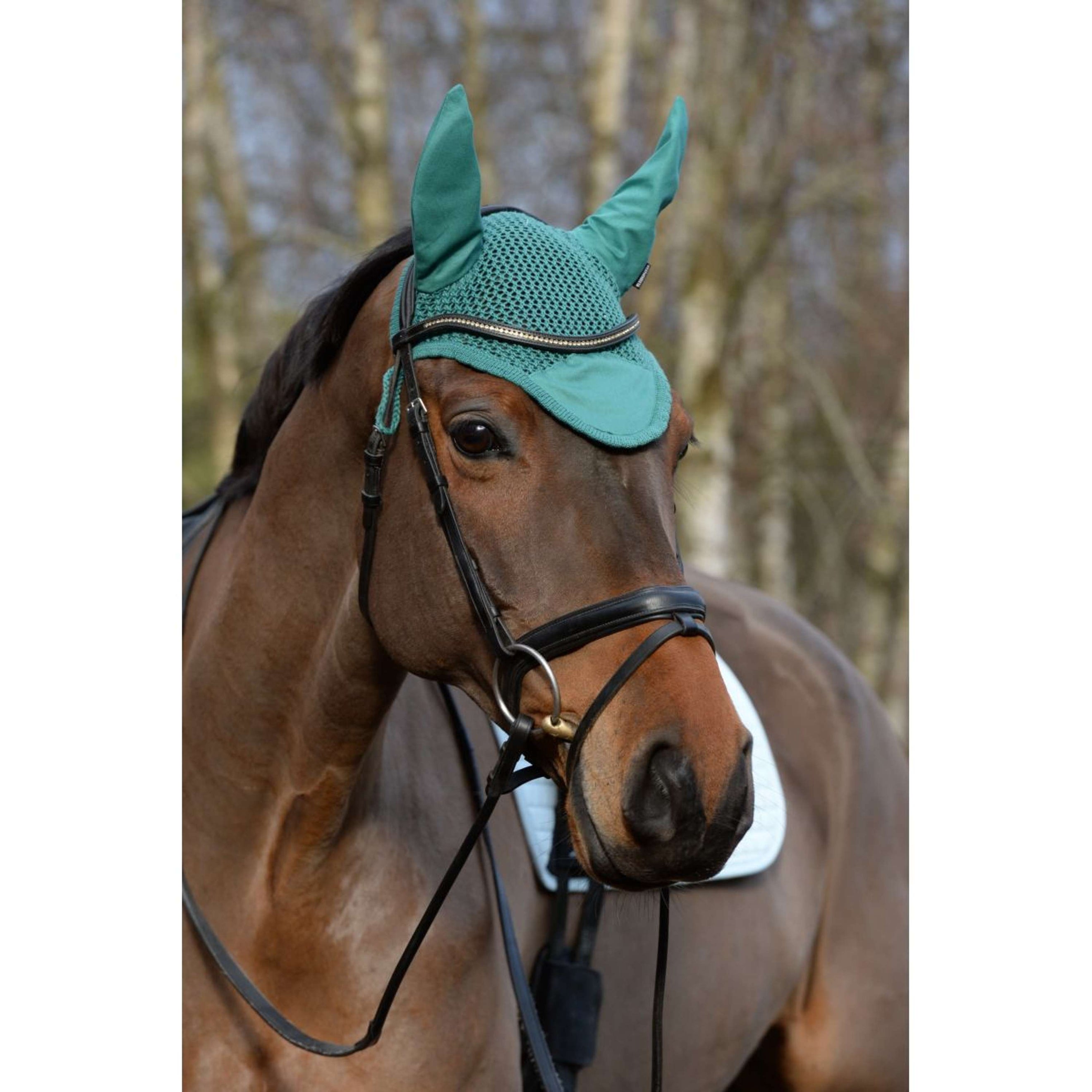 Weatherbeeta Bonnet Anti-Mouches Prime Vert