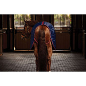 WeatherBeeta Couverture d'Écurie ComFiTec 210D Channel Quilt Standard Neck 100g Marine/Bordeaux