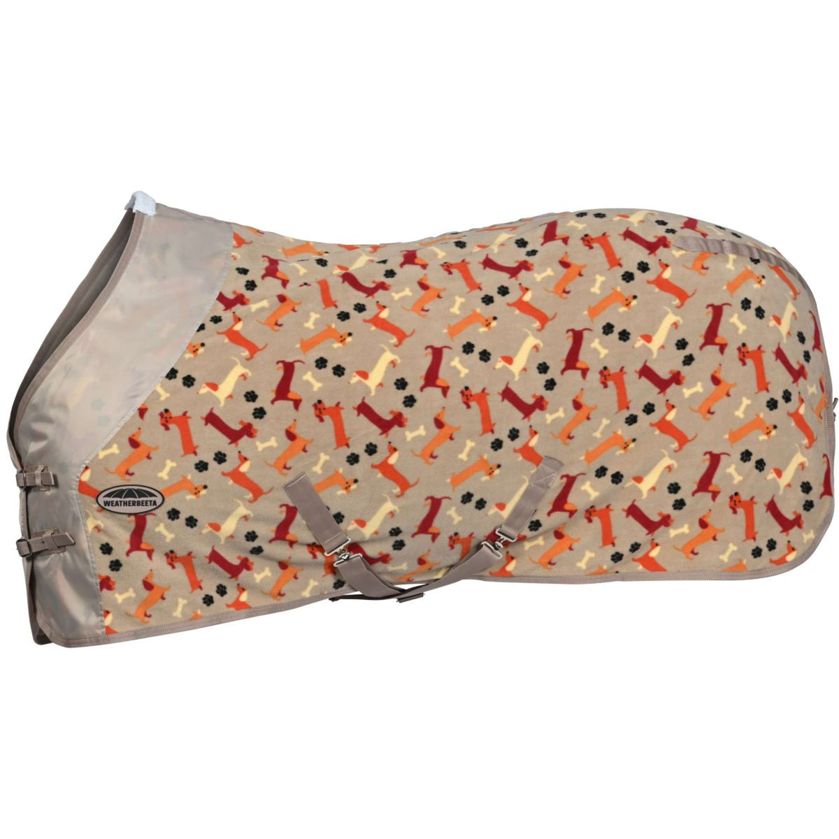 Weatherbeeta Couverture Polaire Cooler Standard Neck Dachshund Print