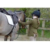 Dublin Petite Veste de Concours Albany Tweed Suede Collar Tailored Kids Marron Vert