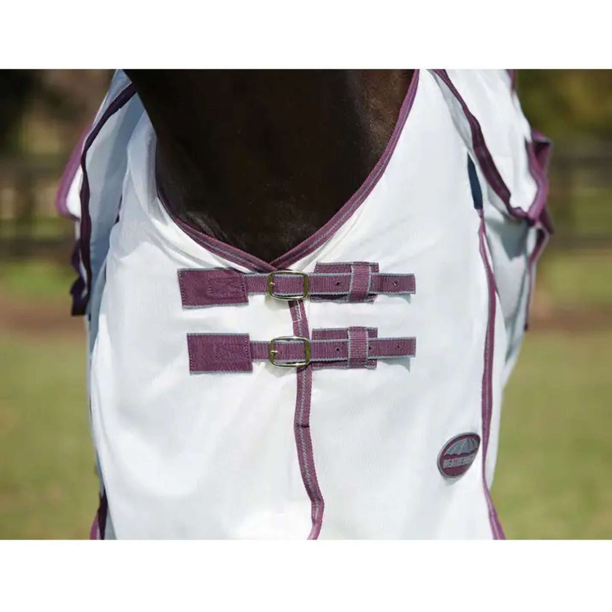 WeatherBeeta ComFiTec Essential Mesh II Combo Neck Blanc/Marron/Gris