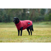 WeatherBeeta Couverture pour Chien ComFiTec Fleece Zip Bourgogne/Marine