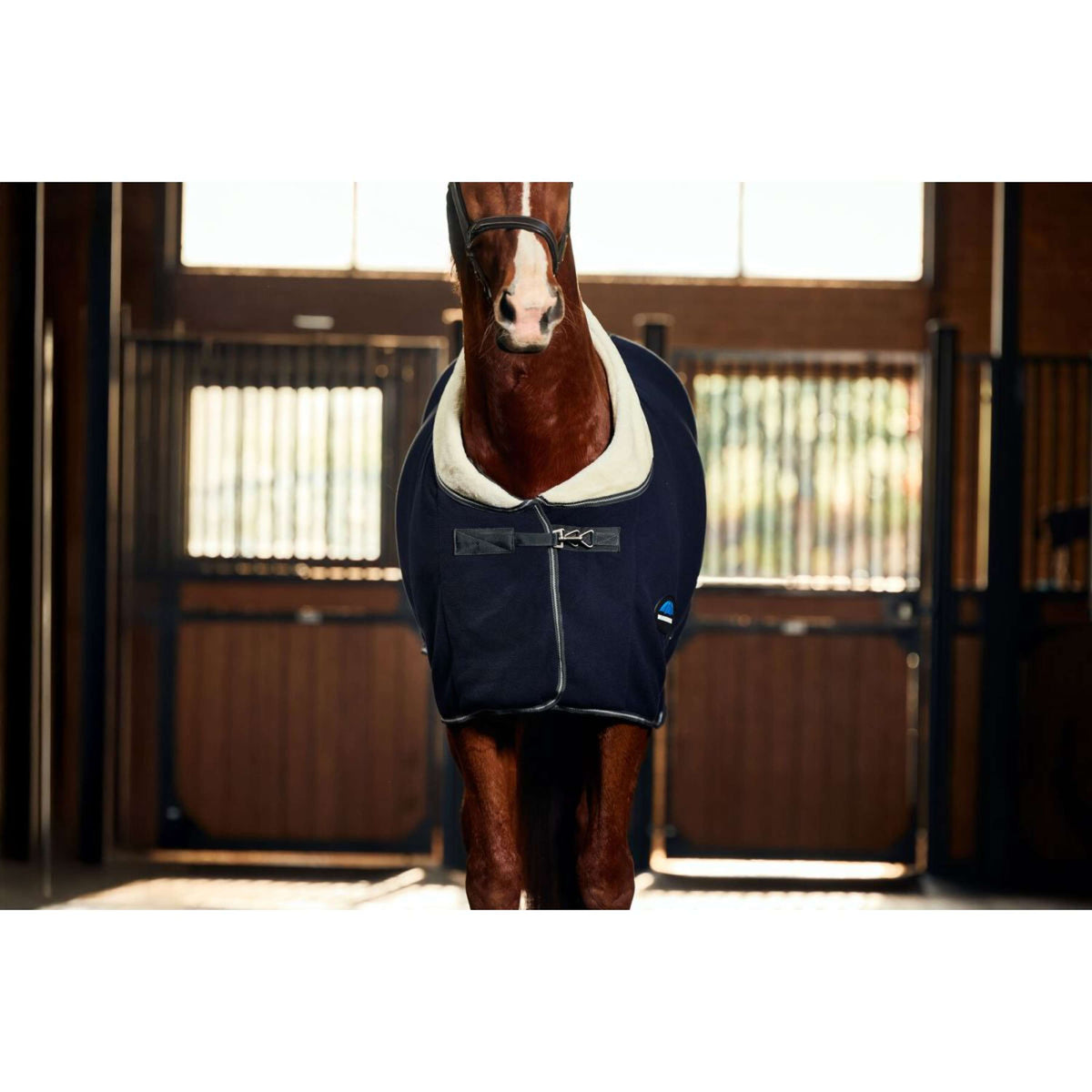 WeatherBeeta Couverture Polaire Sherpa Cooler Standard Neck Navy/Charcoal