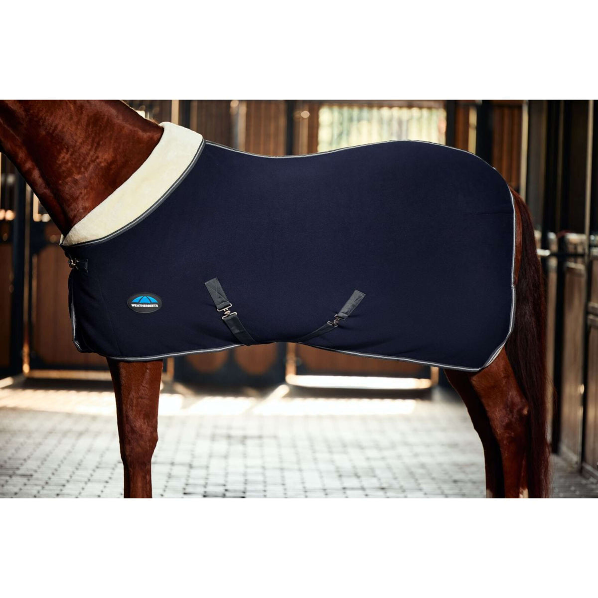 WeatherBeeta Couverture Polaire Sherpa Cooler Standard Neck Navy/Charcoal